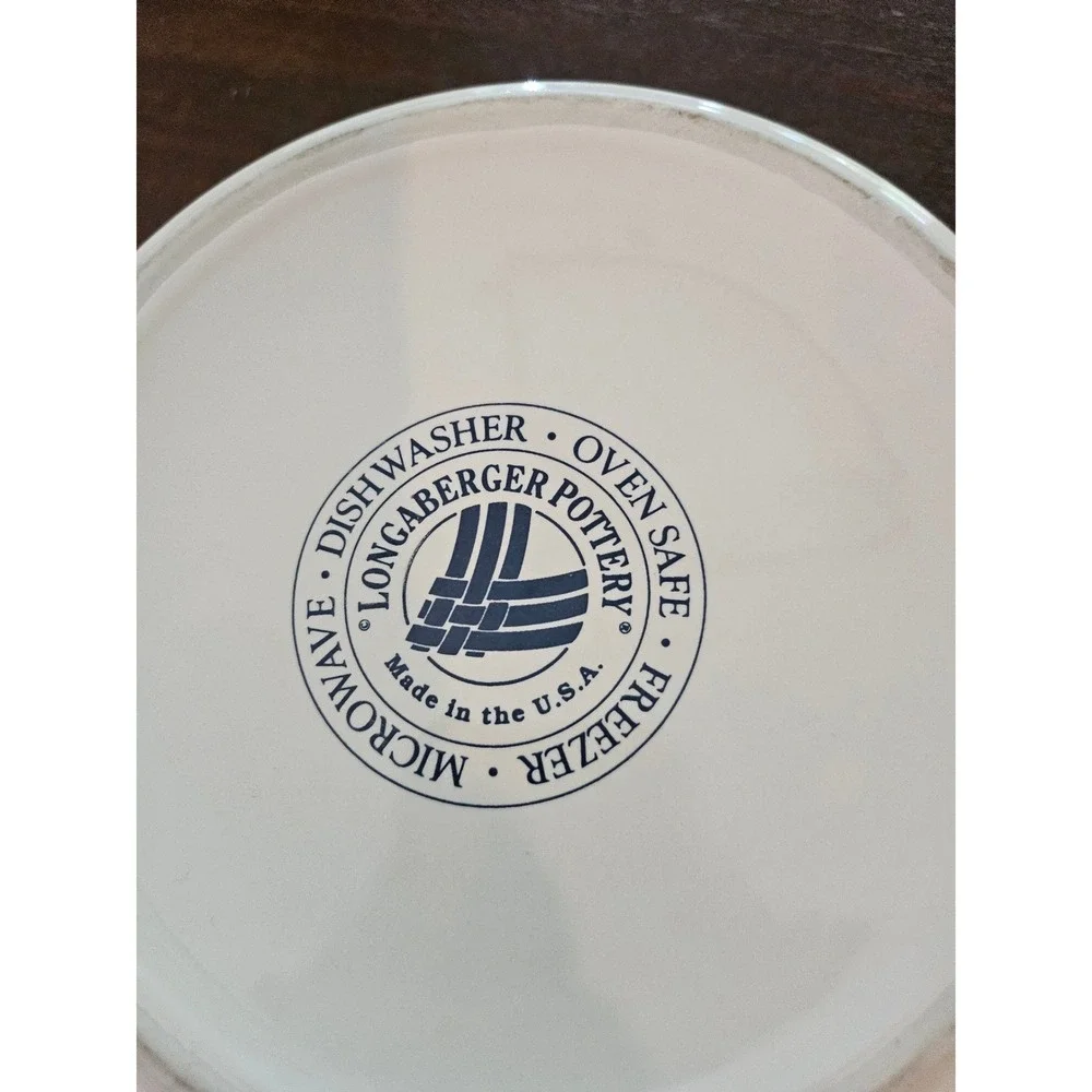 Longaberger Casserole 1 Quart Pottery Classic Blue ven